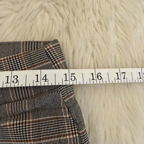 DKNY Plaid Straight Leg Ankle Pull On Pants 10 - Picture 10 of 11